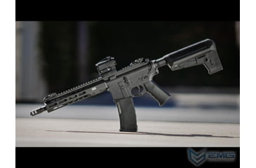Image of EMG KRYTAC/BARRETT Firearms REC7 DI AR15 AEG Training Rifle, Length Carbine, Black, KTAEG-BREC7C-BK01