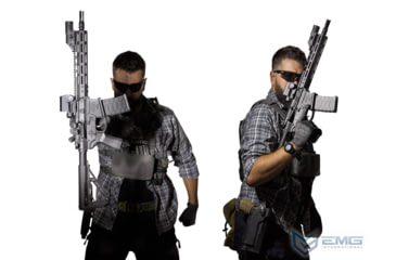 Image of EMG NOVESKE Gen 4 w/ eSilverEdge SDU2.0 Gearbox Airsoft AEG Training Rifle, Shorty, 350 FPS, Black, NSBR-10B 350 FPS