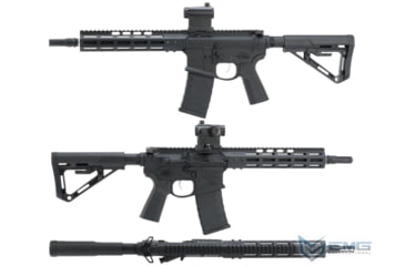 Image of EMG NOVESKE Gen 4 w/ eSilverEdge SDU2.0 Gearbox Airsoft AEG Training Rifle, Shorty, 350 FPS, Black, NSBR-10B 350 FPS