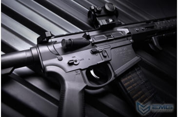 Image of EMG NOVESKE Gen 4 w/ eSilverEdge SDU2.0 Gearbox Airsoft AEG Training Rifle, Shorty, 350 FPS, Black, NSBR-10B 350 FPS