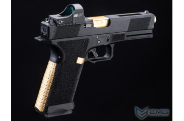 Image of EMG SAI BLU w/Tier One Utility RMR-Cut Slide GBB Airsoft Pistol, Gold, SA-UT0101