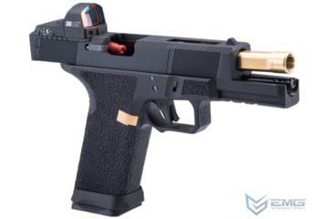 Image of EMG SAI BLU w/Tier One Utility RMR-Cut Slide GBB Airsoft Pistol, Gold, SA-UT0101