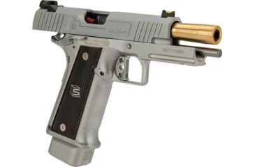 Image of EMG Salient Arms International 2011 DS Airsoft Training Weapon, 4.3 w/Green Gas Mag, 30 Round, Silver, SA-DS0201 4.3 GG