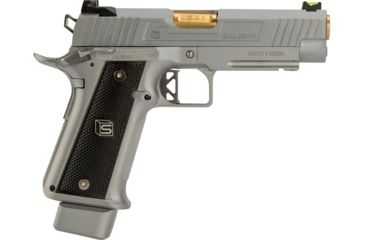 Image of EMG Salient Arms International 2011 DS Airsoft Training Weapon, 4.3 w/Green Gas Mag, 30 Round, Silver, SA-DS0201 4.3 GG