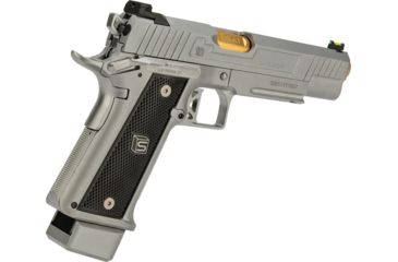 Image of EMG Salient Arms International 2011 DS Airsoft Training Weapon, 5.1 w/Green Gas Mag, 30 Round, Silver, SA-DS0101