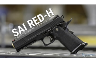 Image of EMG Salient Arms International RED Hi-Capa Training Weapon, Aluminum Select Fire, CO2, Black, SA-RD0250