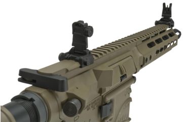Image of EMG Sharps Bros Hellbreaker Licensed Full Metal Advanced M4 Airsoft AEG Rifle, 7in SBR, Tan, Large, M4-SB7-DE