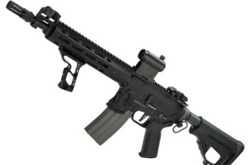 Image of EMG Sharps Bros Jack Licensed Full Metal Advanced M4 Airsoft AEG Rifle, 10in SBR, Black, Large, M4-SB-TJ-M-BK