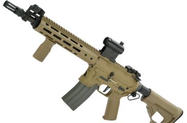 Image of EMG Sharps Bros Jack Licensed Full Metal Advanced M4 Airsoft AEG Rifle, 10in SBR, Tan, Large, M4-SB-TJ-M-DE