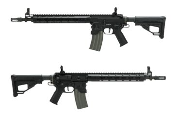 Image of EMG Sharps Bros Jack Licensed Full Metal Advanced M4 Airsoft AEG Rifle, 15in Carbine, Black, Large, M4-SB-TJ-L-BK