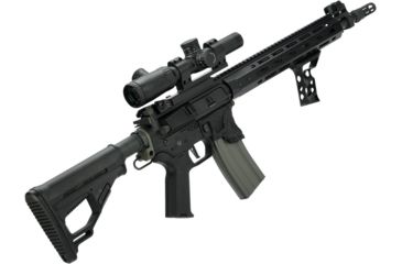 Image of EMG Sharps Bros Jack Licensed Full Metal Advanced M4 Airsoft AEG Rifle, 15in Carbine, Black, Large, M4-SB-TJ-L-BK