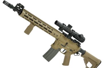 Image of EMG Sharps Bros Jack Licensed Full Metal Advanced M4 Airsoft AEG Rifle, 15in Carbine, Tan, Large, M4-SB-TJ-L-DE