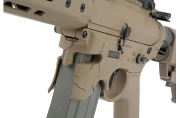 Image of EMG Sharps Bros Overthrow Licensed Advanced M4 Airsoft AEG Training Rifle, 8in PDW, Dark Earth, Large, M4-SB-OT-S-DE