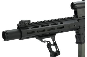 Image of EMG Sharps Bros Warthog Licensed Full Metal Advanced M4 Airsoft AEG Rifle, 10in SBR, Black, Large, M4-SB-WH-M-BK