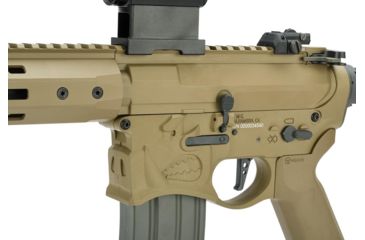 Image of EMG Sharps Bros Warthog Licensed Full Metal Advanced M4 Airsoft AEG Rifle, 10in, SBR, Tan, Large, M4-SB-WH-M-DE