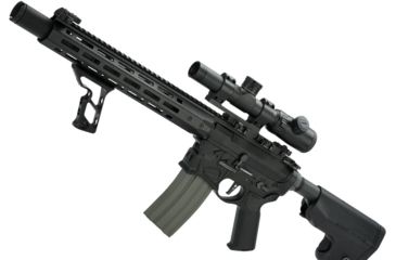 Image of EMG Sharps Bros Warthog Licensed Full Metal Advanced M4 Airsoft AEG Rifle, 15in Carbine, Black, Large, M4-SB-WH-L-BK