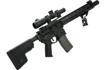 Image of EMG Sharps Bros Warthog Licensed Full Metal Advanced M4 Airsoft AEG Rifle, 15in Carbine, Black, Large, M4-SB-WH-L-BK