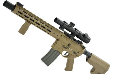 Image of EMG Sharps Bros Warthog Licensed Full Metal Advanced M4 Airsoft AEG Rifle, 15in Carbine, Tan, Large, M4-SB-WH-L-DE