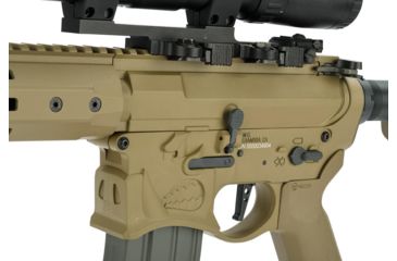 Image of EMG Sharps Bros Warthog Licensed Full Metal Advanced M4 Airsoft AEG Rifle, 15in Carbine, Tan, Large, M4-SB-WH-L-DE