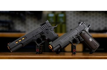 Image of EMG STI International DVC 3-GUN 2011 Airsoft Training Pistol, Green Gas, Black, Small, ST-DV0100