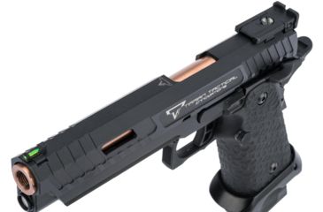 Image of EMG STI/TTI Licensed JW3 2011 Combat Master Airsoft Training Pistol, Model Green Gas, Black, Medium, TT-CM0100