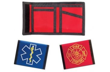 Image of EMI Fire Nylon Wallet, Red 272