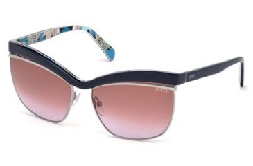 Image of Emilio Pucci EP0009 Sunglasses - Turquoise Frame Color