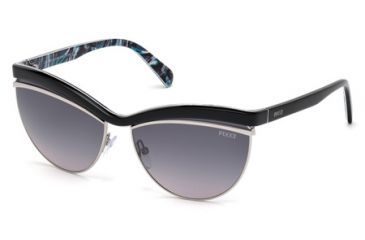 Image of Emilio Pucci EP0010 Sunglasses - Black Frame Color