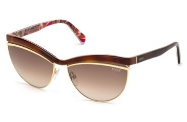 Image of Emilio Pucci EP0010 Sunglasses - Dark Havana Frame Color