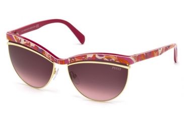 Image of Emilio Pucci EP0010 Sunglasses - Fuxia Frame Color