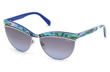 Image of Emilio Pucci EP0010 Sunglasses - Turquoise Frame Color