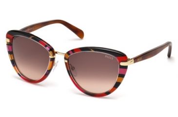 Image of Emilio Pucci EP0011 Sunglasses - Fuxia Frame Color