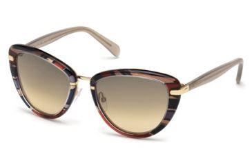Image of Emilio Pucci EP0011 Sunglasses - Grey Frame Color