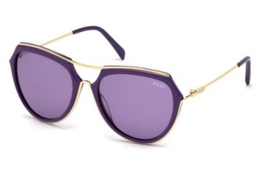 Image of Emilio Pucci EP0016 Sunglasses - Shiny Violet Frame Color