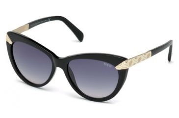 Image of Emilio Pucci EP0017 Sunglasses - Shiny Black Frame Color