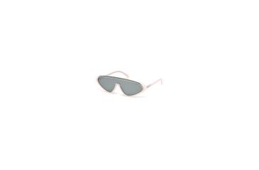 Image of Emilio Pucci EP0043 Sunglasses - Shiny Pink Frame Color, Smoke Mirror Lens Color