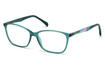 Image of Emilio Pucci EP5009 Eyeglass Frames - Shiny Dark Green Frame Color