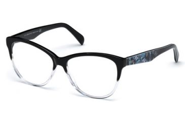 Image of Emilio Pucci EP5013 Eyeglass Frames - Black/Crystal Frame Color