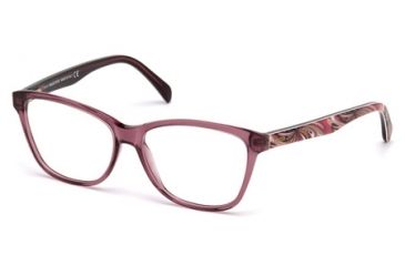 Image of Emilio Pucci EP5024 Eyeglass Frames - Shiny Violet Frame Color
