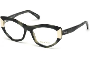 Image of Emilio Pucci EP5065 Eyeglass Frames - Coloured Havana Frame Color, Coloured Havana Lens Color