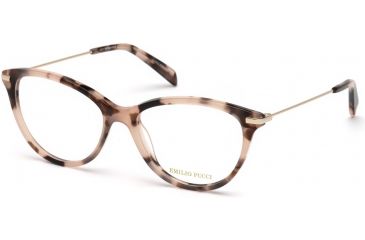Image of Emilio Pucci EP5082 Eyeglass Frames - Coloured Havana Frame Color
