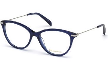 Image of Emilio Pucci EP5082 Eyeglass Frames - Shiny Blue Frame Color