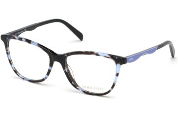 Image of Emilio Pucci EP5095 Eyeglass Frames - Coloured Havana Frame Color
