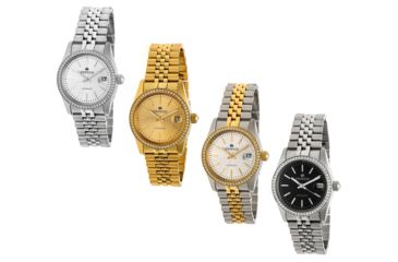 Image of Empress Constance Crystal Surround Bracelet Watch w/Date