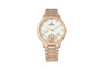 Image of Empress Quinn Semi-Skeleton Dial Bracelet Watch, Rose Gold, EMPEM2703