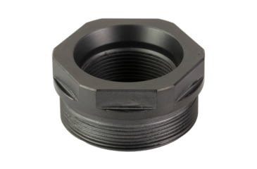Image of Energetic Armament TB Mount, Compatible with Threaded Muzzle Devices, 1.375x24 Thread Pattern, Machined from Titanium, DLC Finish, Black, EA37