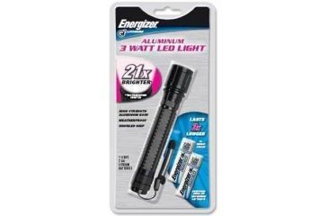 Image of Energizer 3 Watt LED Aluminum Tactical Flashlight with Lithium AA Batteries MLT3W2AAL