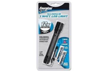 Image of Energizer 1 Watt LED Metal Tactical Flashlight with Lithium AA Batteries MLT1W2AAL