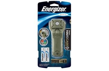 Image of Energizer Bravo Hard Case Tactical Flashlight, OD Green