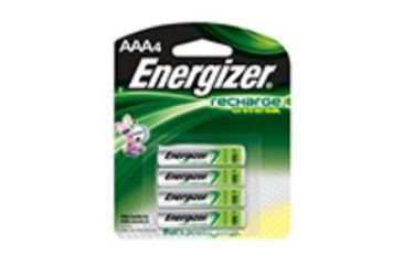 Image of Energizer Recharge Universal AAA Rechargeable Batteries,Pack of 4 UNH12BP-4